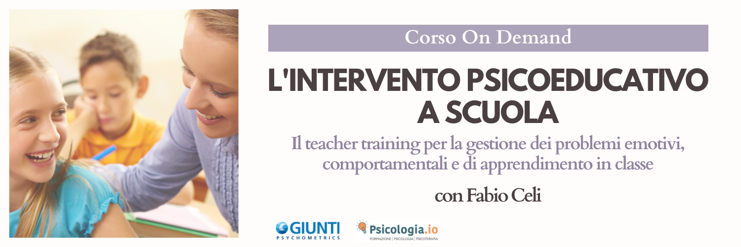 L'intervento psicoeducativo a scuola | Psicologia.io